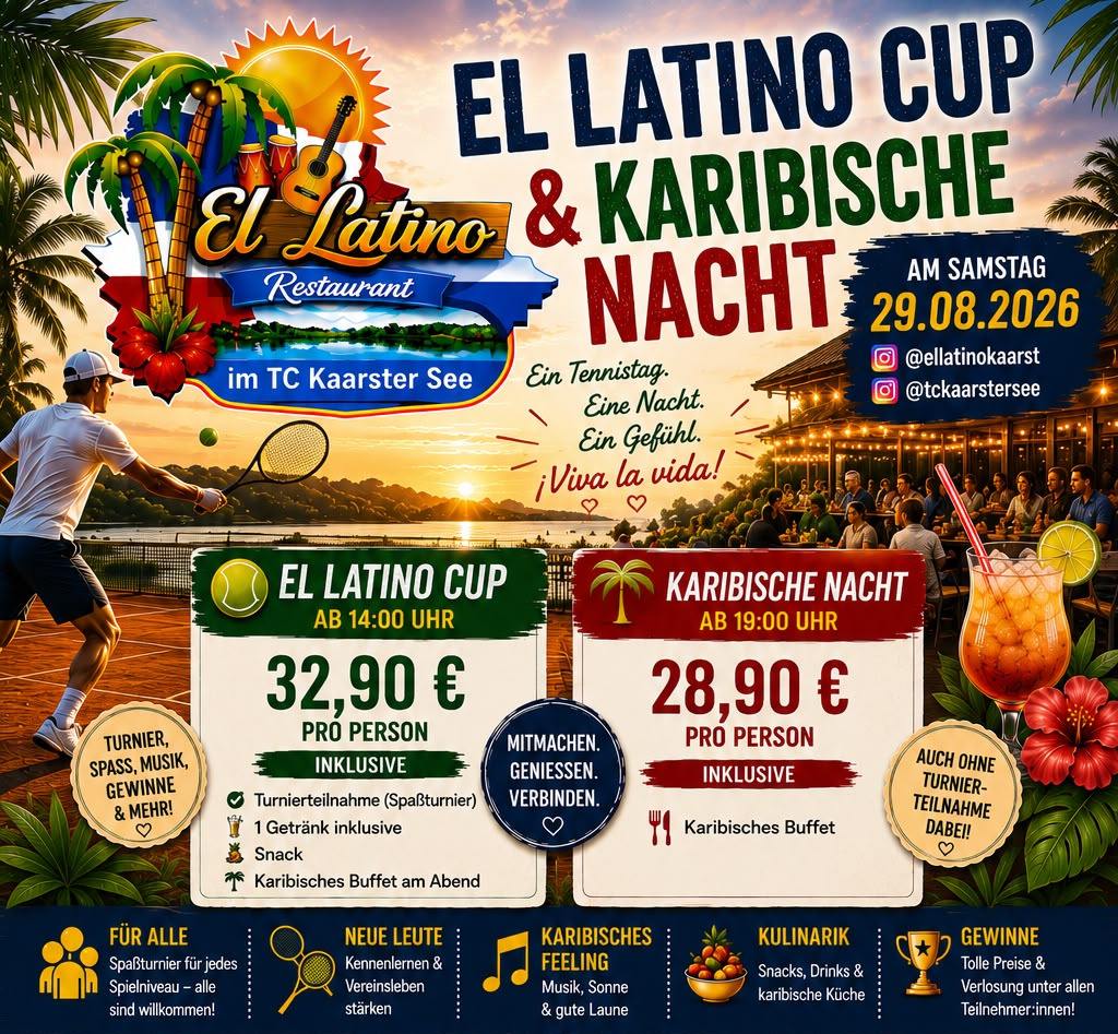 Plakat El Latino Cup & Karibische Nacht