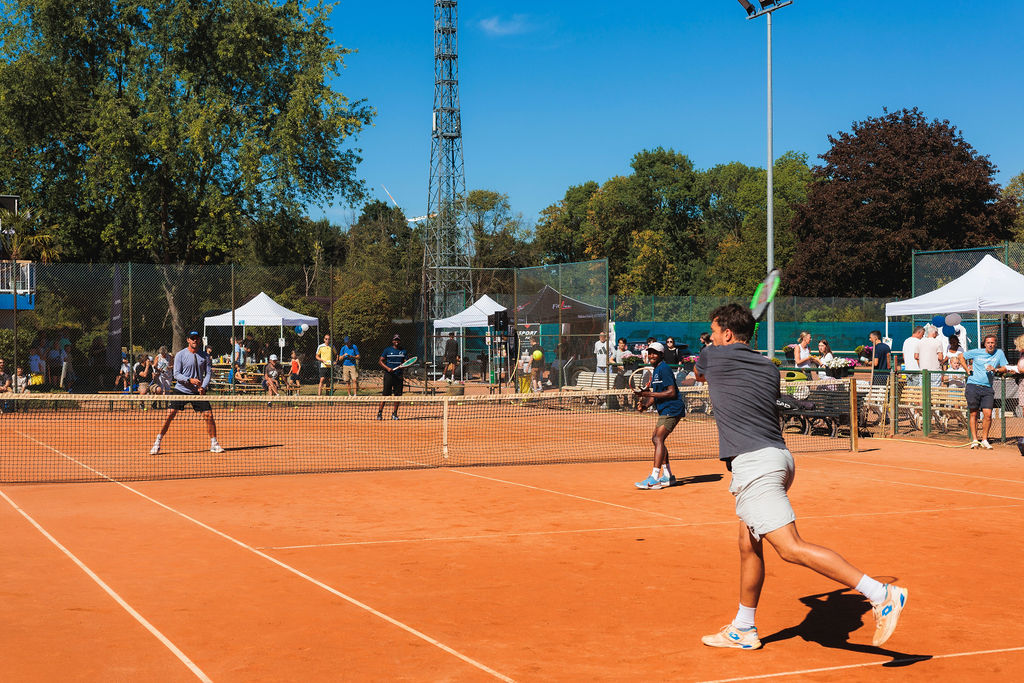Show-Doppel beim Mischa Zverev Championsday