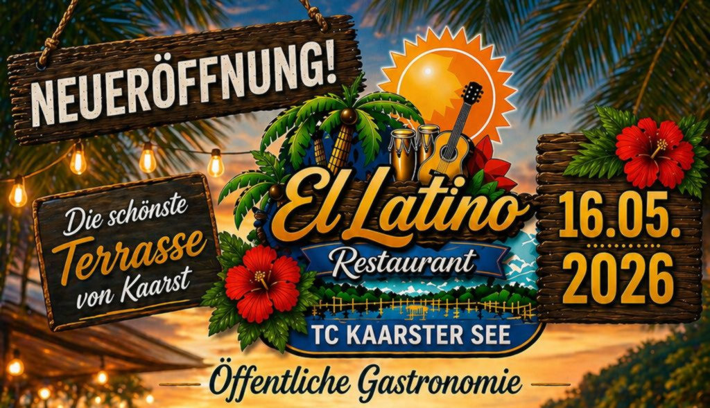 Poster Neueröffnung El Latino oben